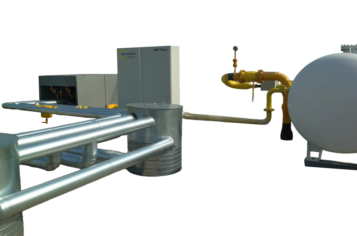 Системы резервного газоснабжения на пропан-бутановой смеси
